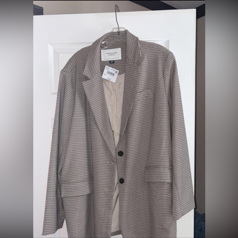 Men's Classic Checkered Blazer